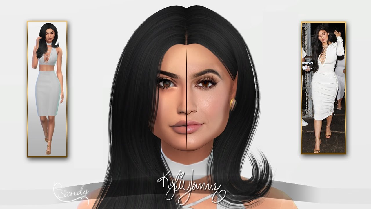 The Sims 4 ღ Kylie Jenner ღ Create a Sim (CAS) FULL CC List + Download - Yo...