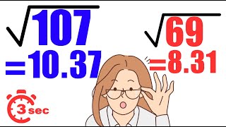 Find the Square Root in 3 Seconds – Genius Mental Math Hack!