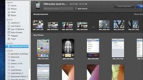 Transfer photos and videos from your ipod touch/iPad to your MAc via