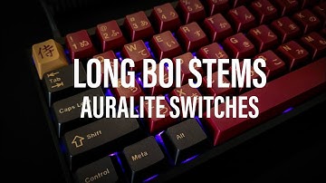 TOFU65 Auralite Switches Sound Test | PE Foam Clear Tape Holee Mod ASMR