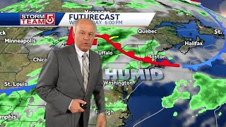 Video: High threat of downpours, lightning Wednesday night