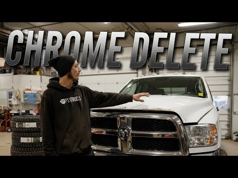 2018 Ram 2500 chrome removal - YouTube