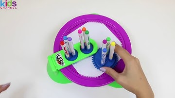 Magic Cra-Z-Spiro Spinning Marker Playset Fun & Easy Spiral Art by Cra-Z-Art! - Kidschanel