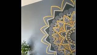 Mandala Mural start to finish by Rachael @finelinedesigns1669