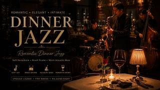 Cozy Dinner Lounge Jazz ☕ | Warm Acoustic Bass & Soft Brushes