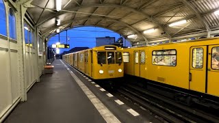 Berlin U - Bahn U1 Ride - Prinzenstraße To Schlesisches Tor 1 Escalator Germany 15/11/24