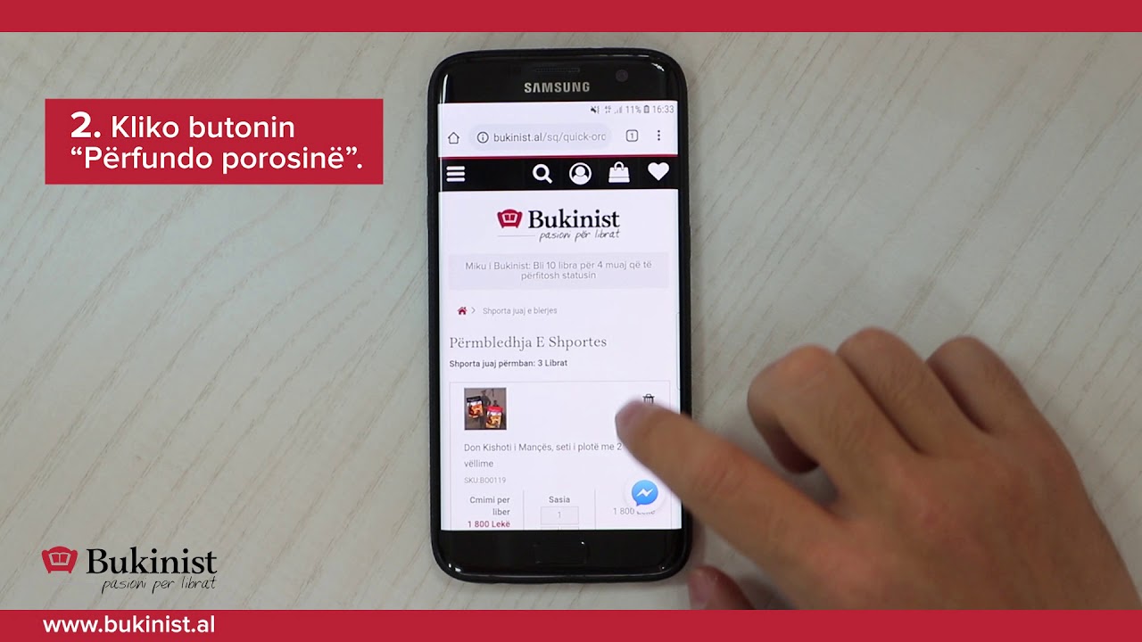 Si te blej libra online tek Bukinist permes celularit
