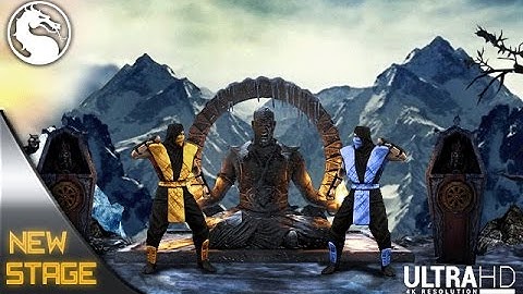 Mortal Kombat X - Lin Kuei Temple (Para MUGEN) Stage Hi Res con MOVIMIENTO | By RU Design