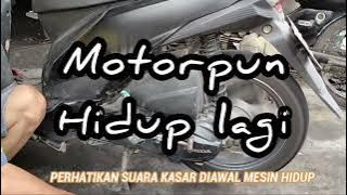 Cara mudah mengatasi piston lengket , motor Beat seher macet #beat #vario #scoopy