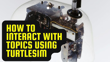 How to interact with Topics using Turtlesim