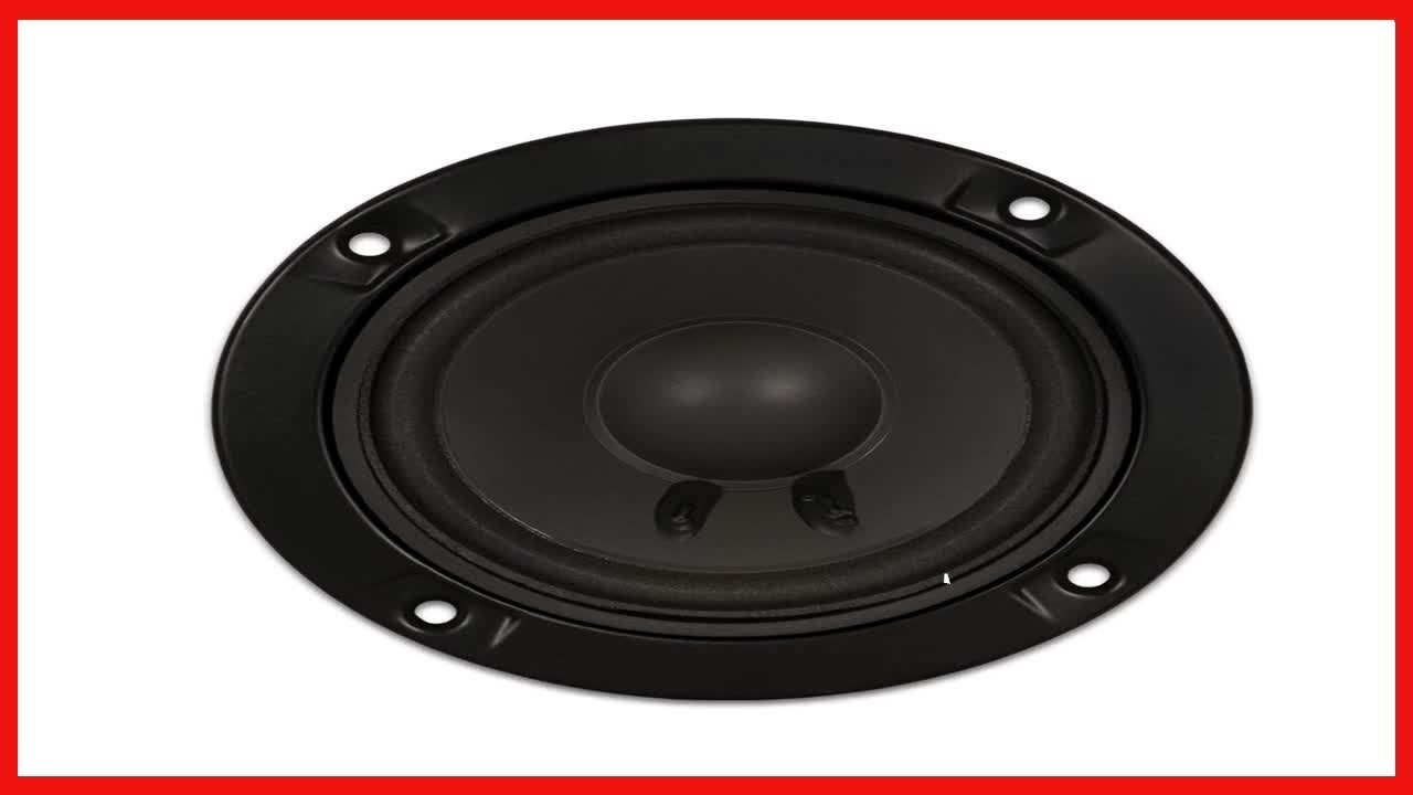 Goldwood Sound 120 Watt 8ohm Poly Mica 5" Speaker Midrange Black (GM-85/8)