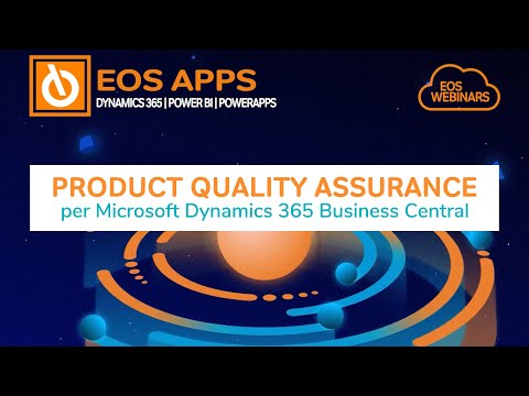 EOS Apps Demo: Product Quality Assurance per Business Central