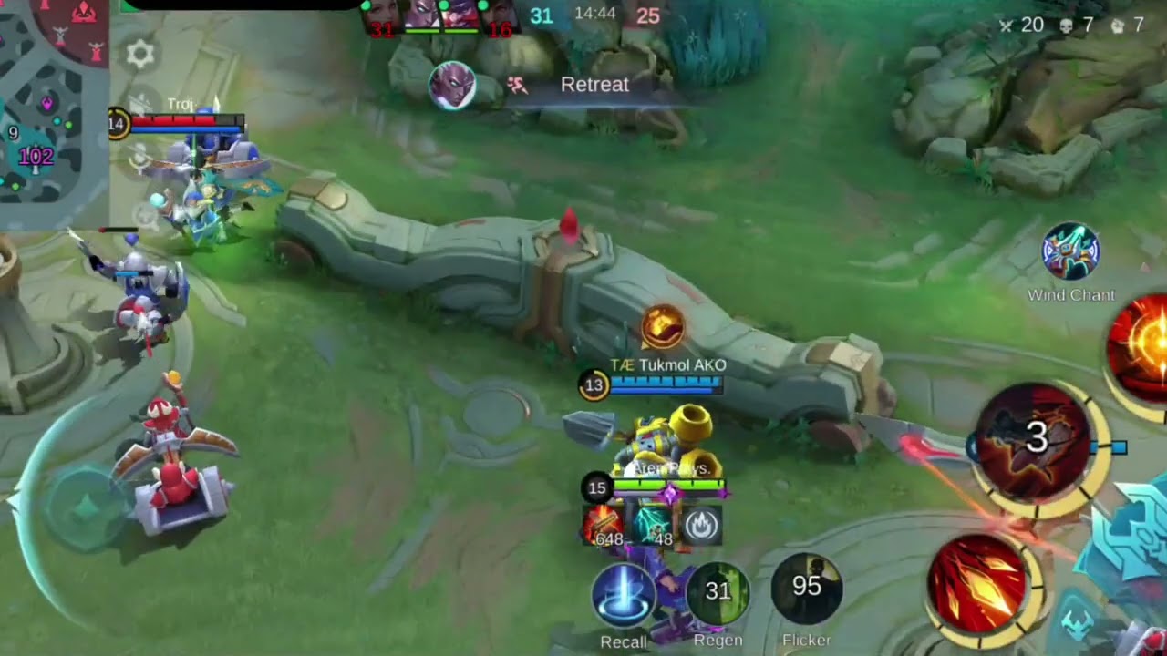 Binuhat ko yong mga kakampi kong Daks system 😱😬