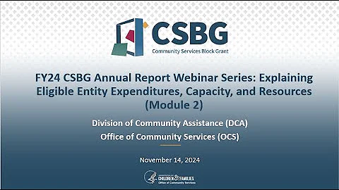 FY24 CSBG Annual Report Module 2