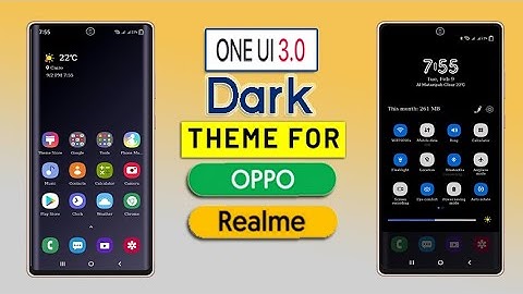 One UI Dark Theme For Realme And Oppo Coloros7 Realme UI 2021 🔥 ColorOS 6
