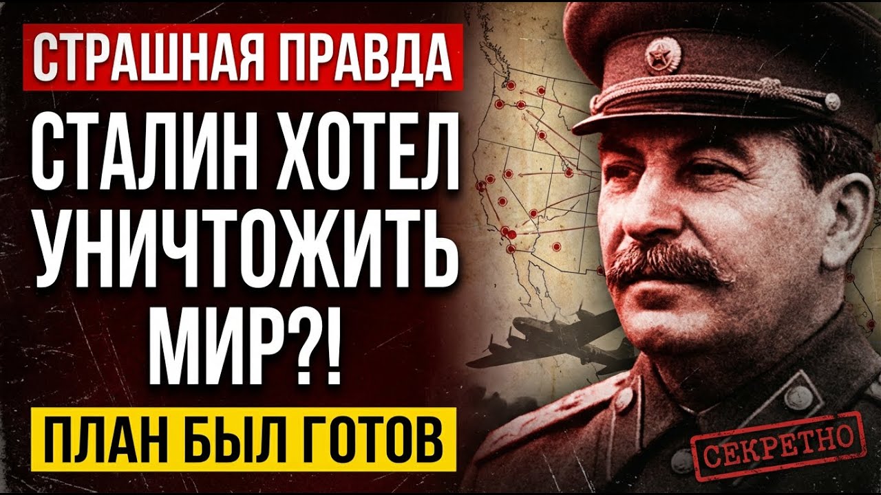 СТАЛИН ПРОТИВ США: СЕКРЕТНАЯ ОПЕРАЦИЯ, ОТ КОТОРОЙ ОТКАЗАЛИСЬ ГЕНЕРАЛЫ