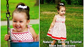 How To Make A Sundress Pattern For A Toddler - YouTube