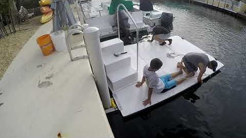 AccuDock Residential Floating Dock Installation