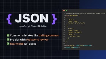 JSON Crash Course | Master JSON in Minutes Easy Parse and Stringify Text to Objects Without Errors
