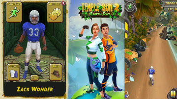 Temple Run2 - New Character_Zack Wonder - New update_Earth Day