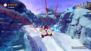 Beating Velo Ghost in Polar Pass (2:24:77) - CTR Nitro Fueled
