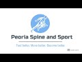 What Peoria Spine and Sport is all about!