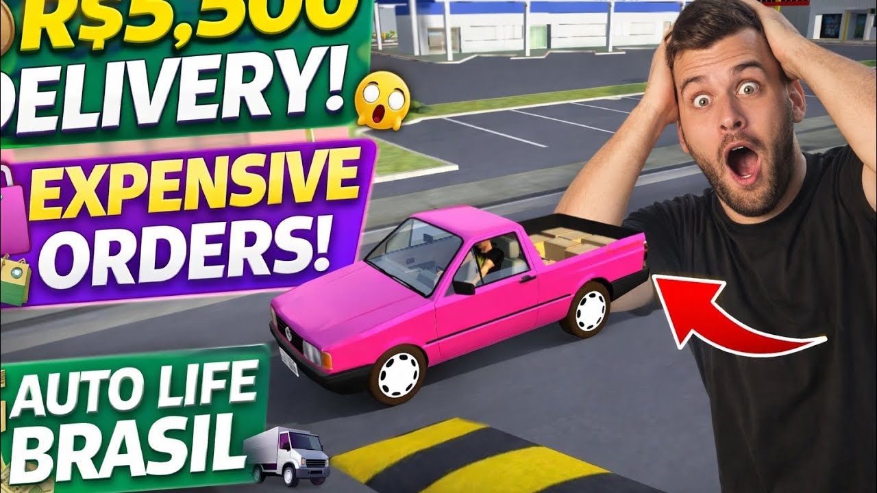 🛍️ Delivering Expensive Orders in Auto Life Brasil 🇧🇷 | R$2,200  to R$1,100 Jobs