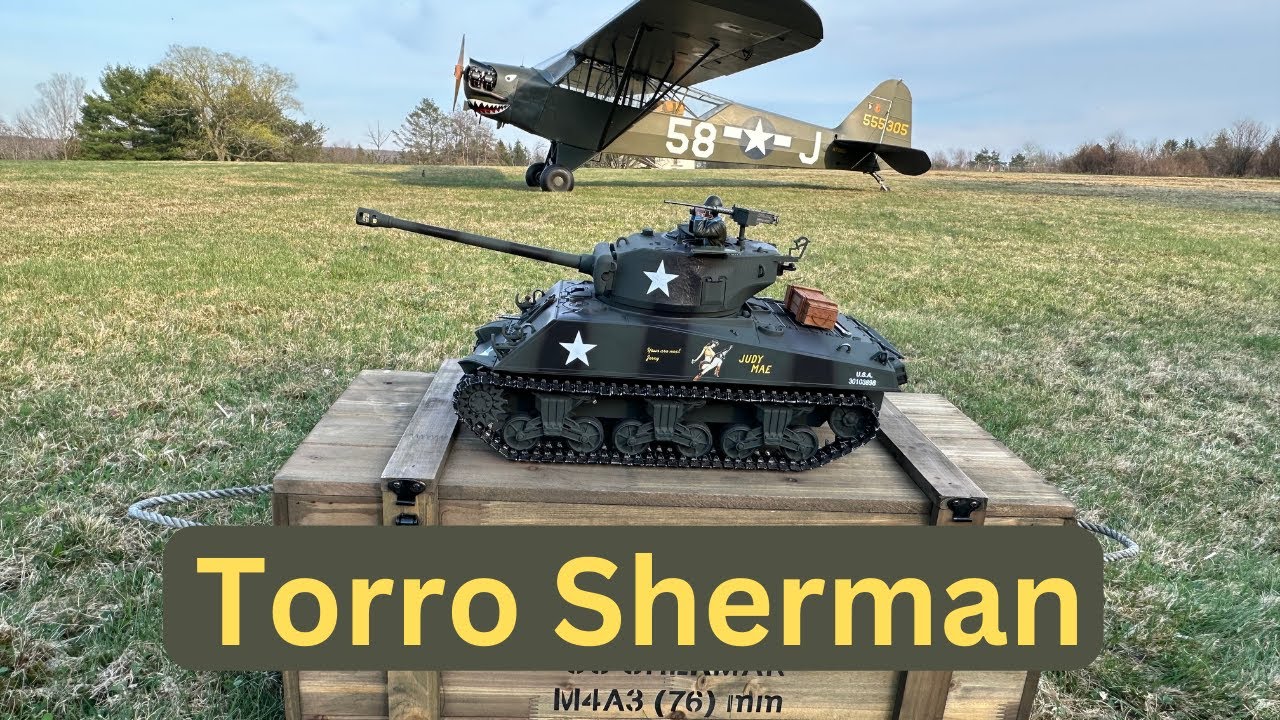 Char Sherman M4A3 RC 1/24 WALTERSONS - 99W372014A
