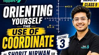 Next toppers math class 9 orenting yourself the use of coordinate lecture 3 by shobit nirwan sir