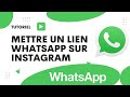 Comment mettre un lien whatsapp sur instagram