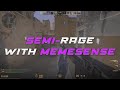 SEMI-RAGE  CHEATING with memesense.gg | FREE CFG | PREMIER | VAC BYPASSING | читы | мемесенс