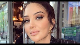 Former X Factor judge and N-Dubz star Tulisa Contostavlos is back with a bang, sporting a detailed h