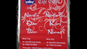 Chúc mừng hạnh phúc KimNhung ĐanThục
