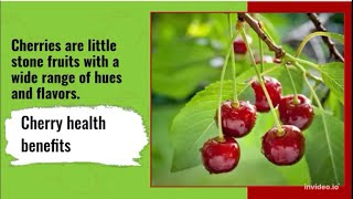 Health benefits of cherry | top 5 cherry fruit benefits #healthinfo #infotube Wealth