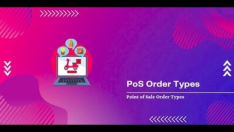 Odoo PoS Order Types | Point of Sale Order Types