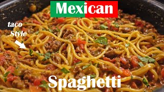 Best Spaghetti Recipe | How to make Taco Spaghetti | Mexican Spaghetti Recipe