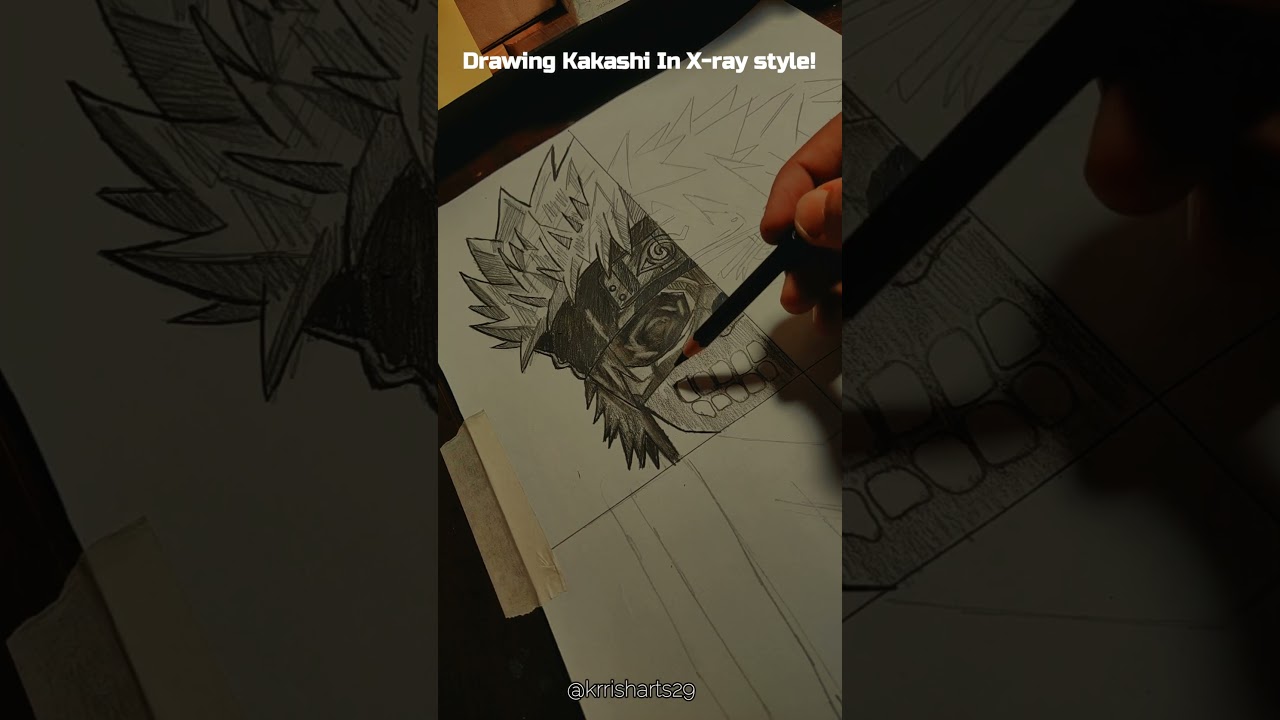 jhin is bae on X: Colored pencil drawing Kakashi ^_^ #art #drawing #naruto  #kakashi #prismacolor #artwork #illustration  / X