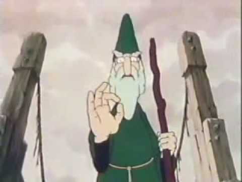 Classic Sesame Street animation - The Bridgekeeper (circles)