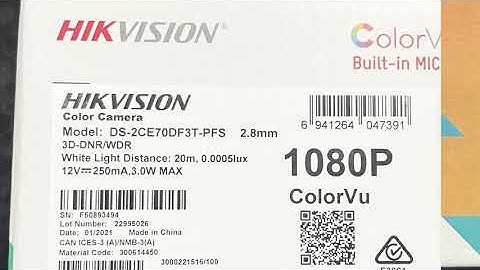 DS-2CE70DF3T-PFS 2MP 1080P HIKVISION CAMERA WITH BUILT-IN MIC - AIENSS ENGINEERING SOLUTIONS