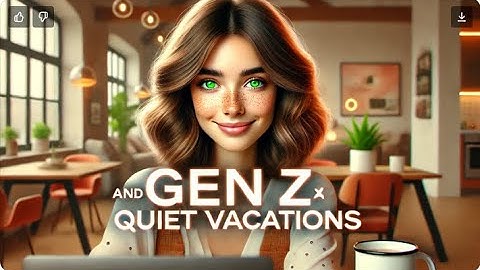 Gen Z and Quiet Vacations