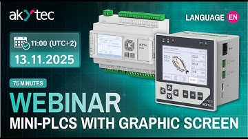 Webinar. Mini-PLCs with graphic screen