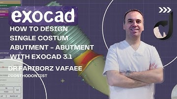 how to design custom abutment with exocad3.1 (part3)