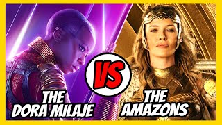 If the Dora Milage fought The Amazons Who would Win?