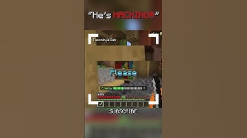 He Thought He Was HACKING on the Hive! #shorts #minecraft #gaming
