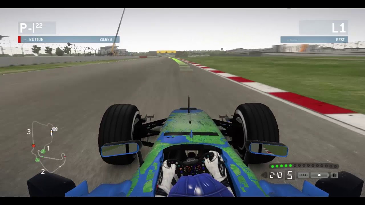 F1 2013 mod 2007 - Jenson Button at Old Silverstone