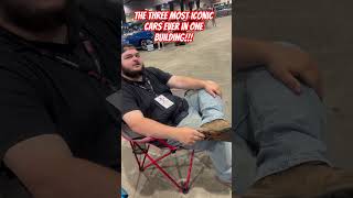 The three most iconic cars you’ll ever see in one building!   #knightrider #generallee #smokey