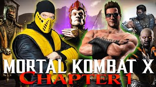 Scorpion Plays MORTAL KOMBAT X Story Mode Chapter 1: Johnny Cage | MKX PARODY!