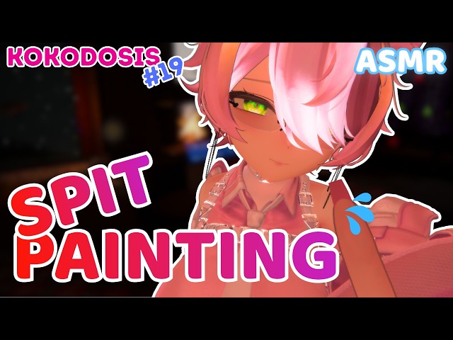 ASMR Spit Painting VRChat by Koko | ⭐ASMR KOKODOSIS T2 #19 | ASMR VRCHAT