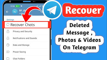 How To Recover Delete Messages, Photos & videos On Telegram (2025) | Full Guide