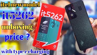 Itel new model "it5262" unboxing! Price? Review.keypad phone in type c charger#itel5262review